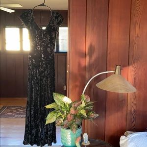 VINTAGE Betsey Johnson crushed velour jumpsuit